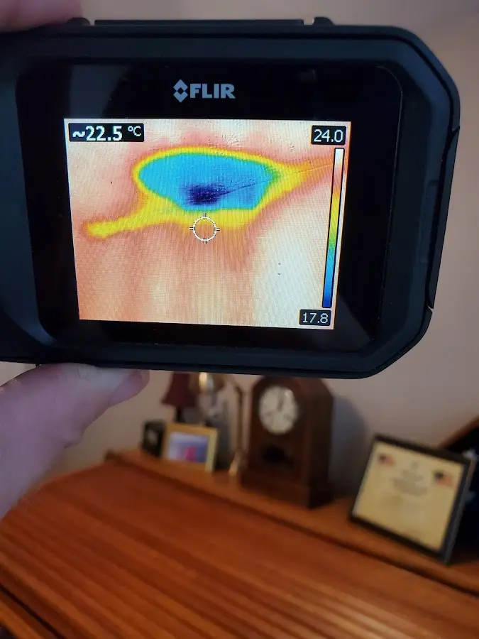Thermal imaging inspection for water damage in Winona Lake